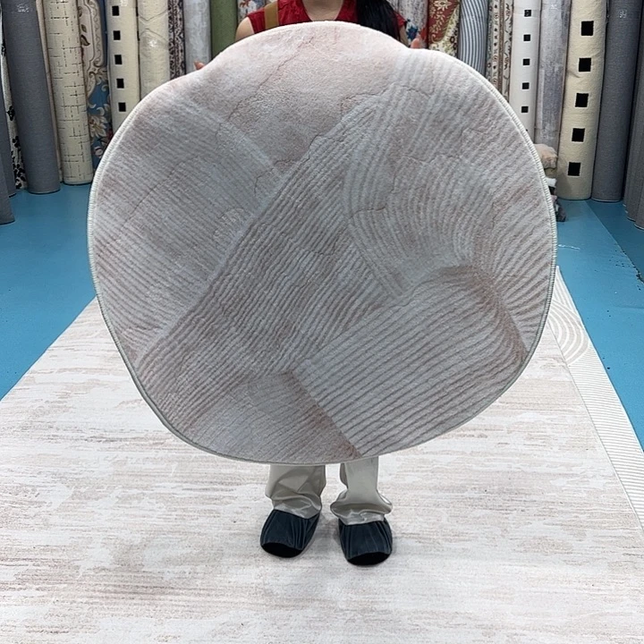 混纺加厚棉布底仿羊绒瑕疵直径一米圆误差正负1-3厘米