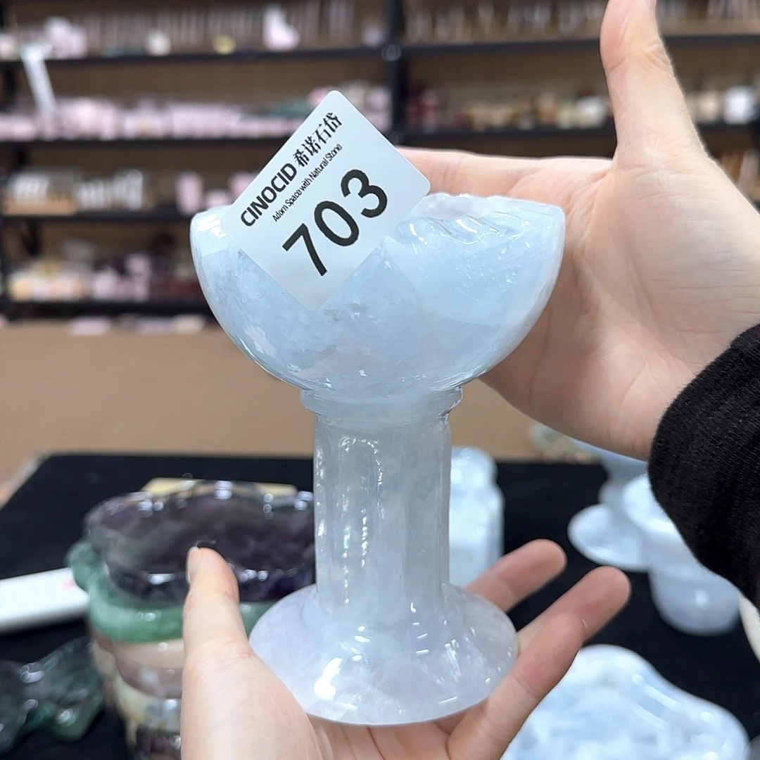 石材蓝水晶喷泉703