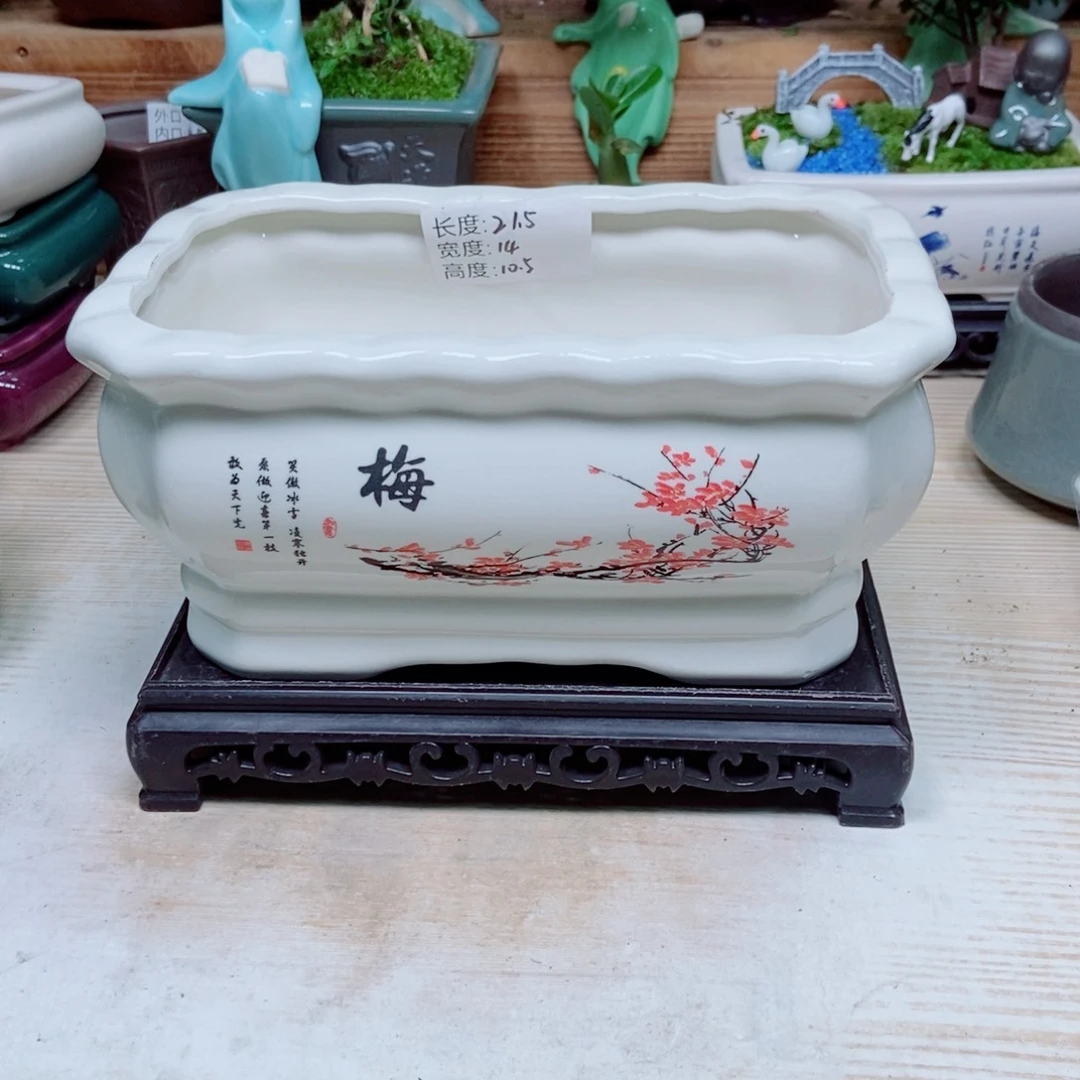 瓷片陶瓷花盆陶瓷艺术