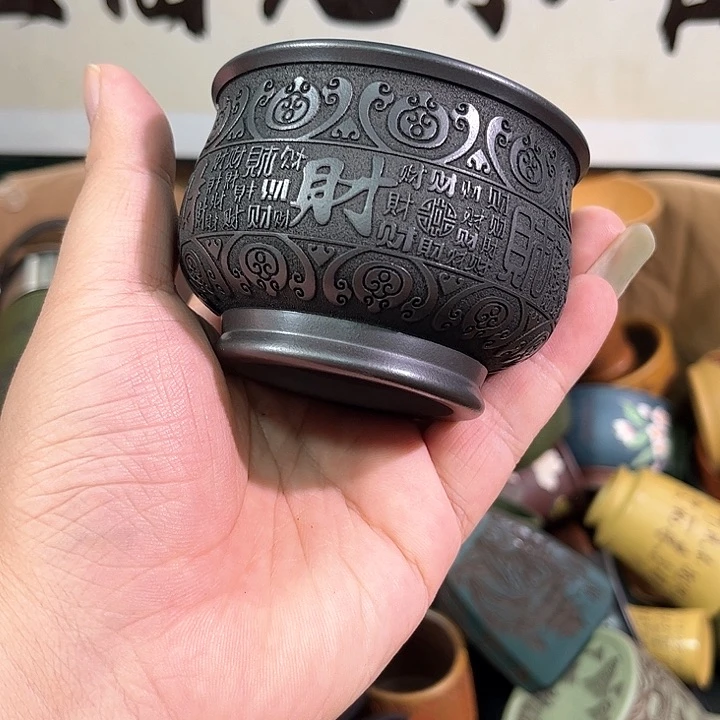 茶杯紫砂全手工紫砂主人杯