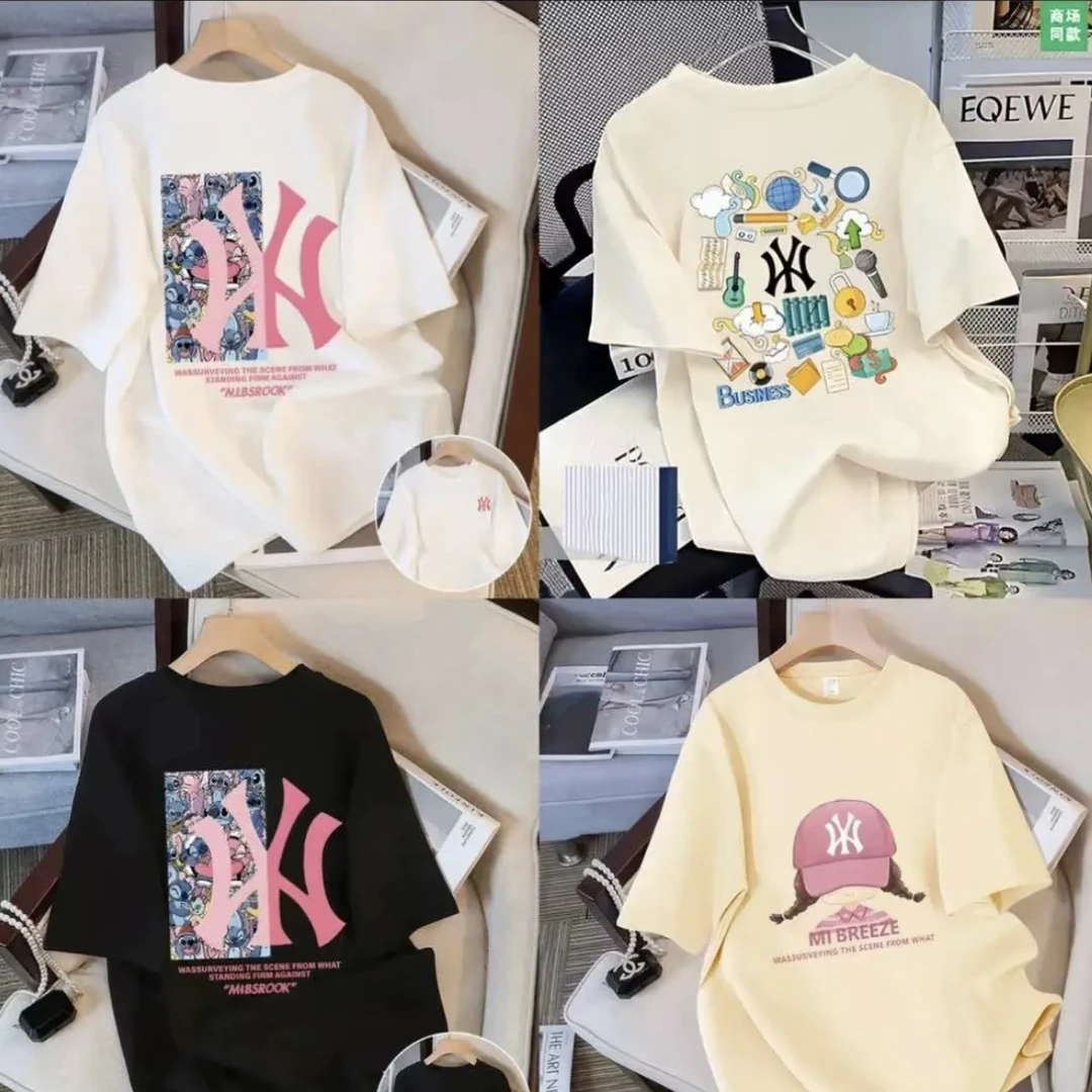 【三折专区 】官方夏季运动新款儿童短袖亲子男女童时尚休闲纯棉