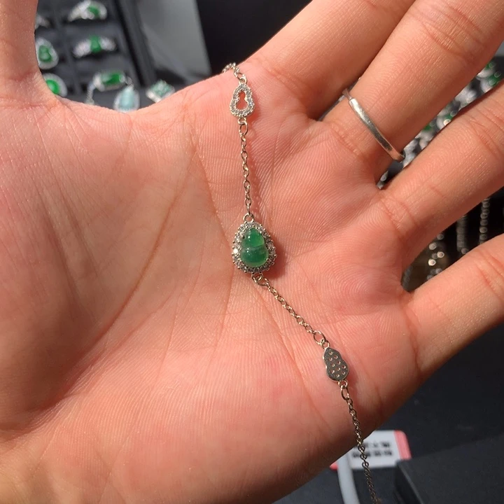 翡翠未镶嵌手链手链