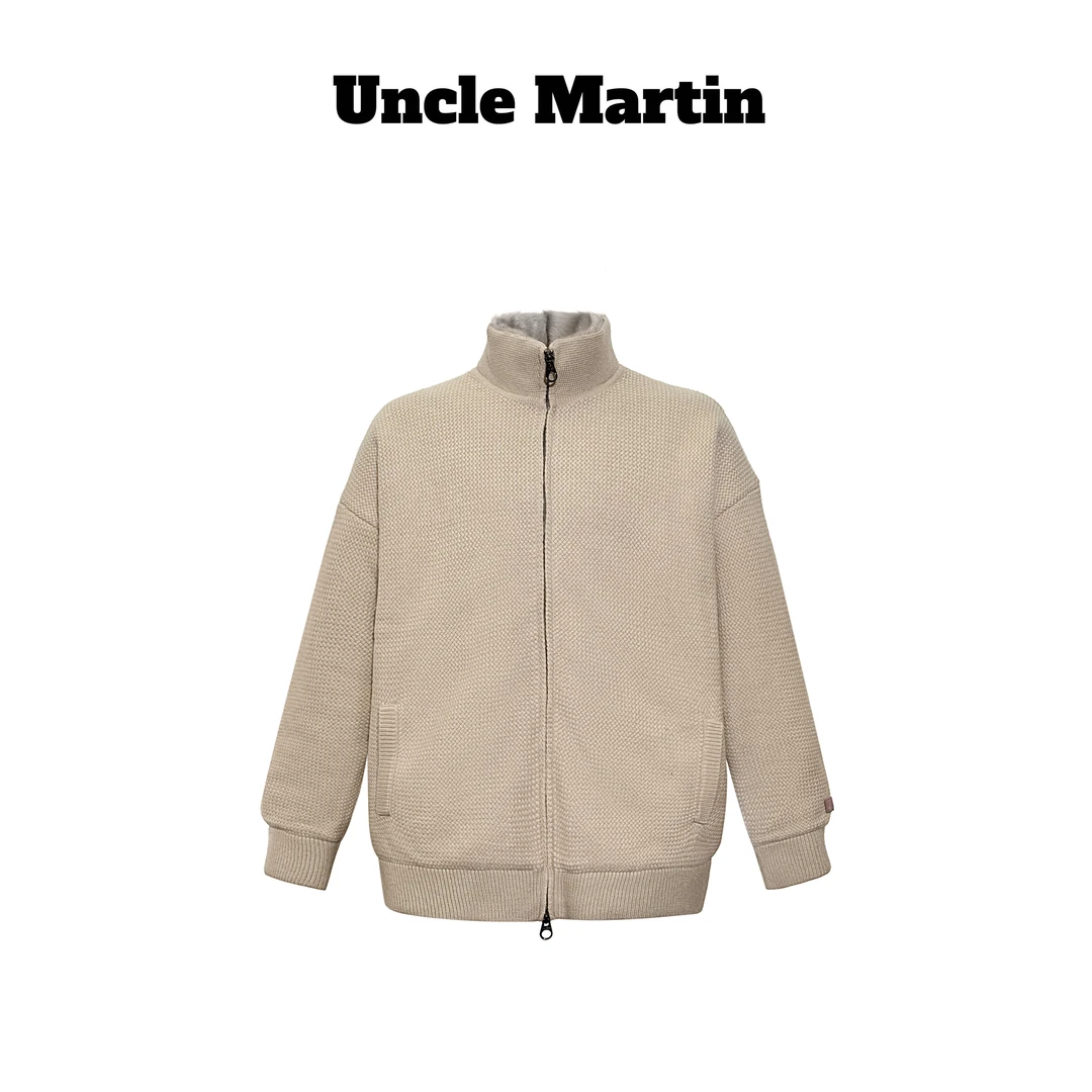 马丁叔叔『羊毛貂领』25AW冬季新款男士羊毛羽绒服鹅绒外套 794