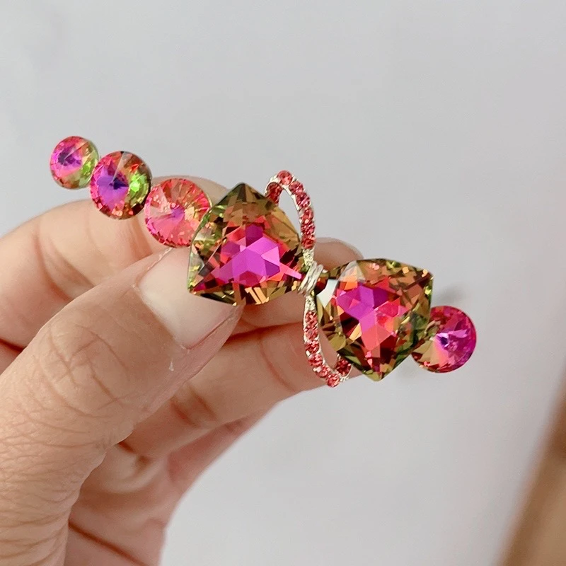 新款6公水滴气质蝴蝶结两片夹刘海夹半夹036