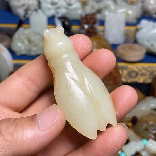 感****和田玉未镶嵌挂件