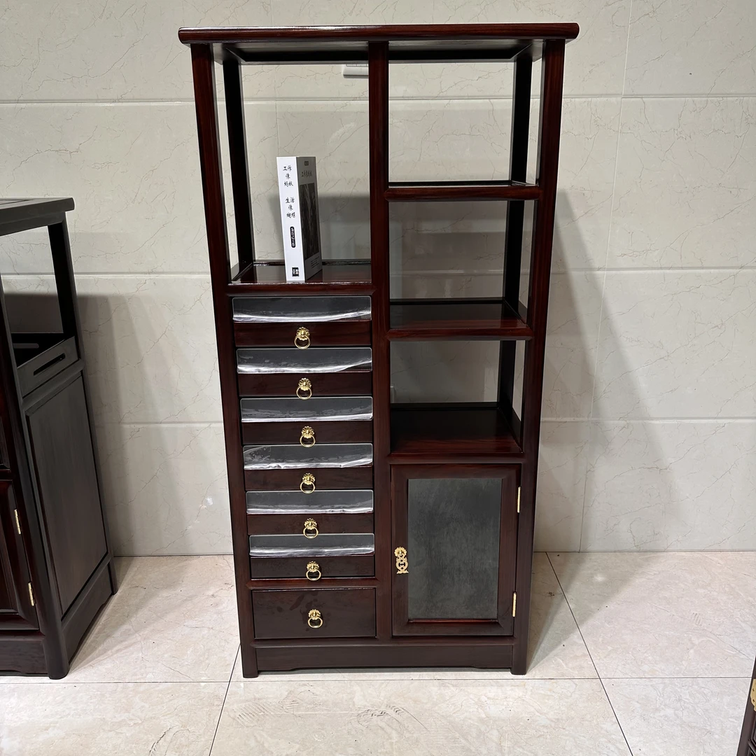 南美黑酸枝木牙科柜茶饼柜客厅隔断茶室多宝阁展示柜