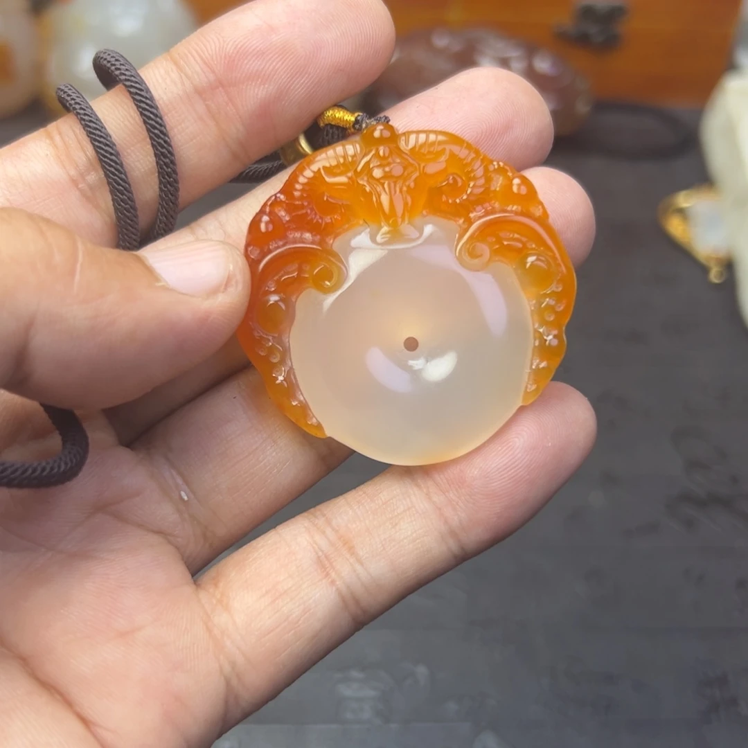没***话未镶嵌手把玛瑙/玉髓