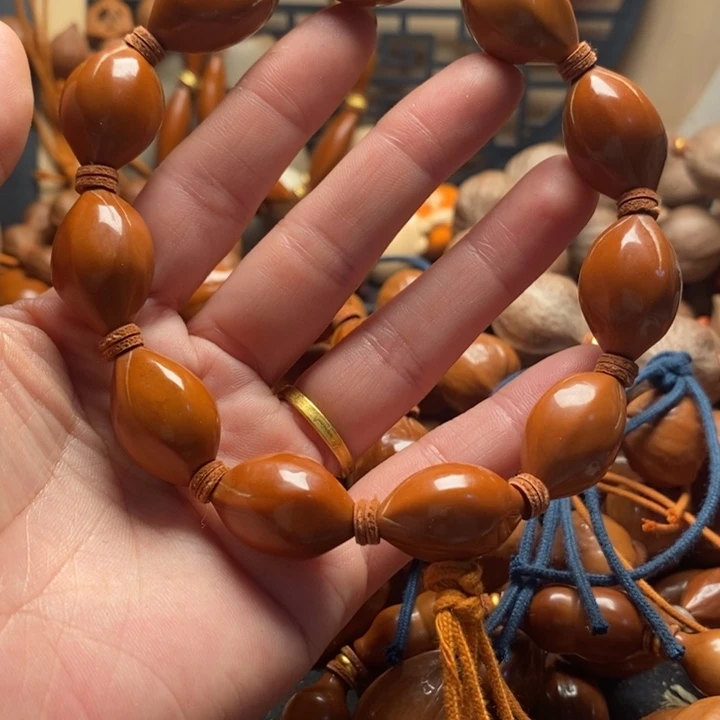 橄榄核手串/手链1.5红油