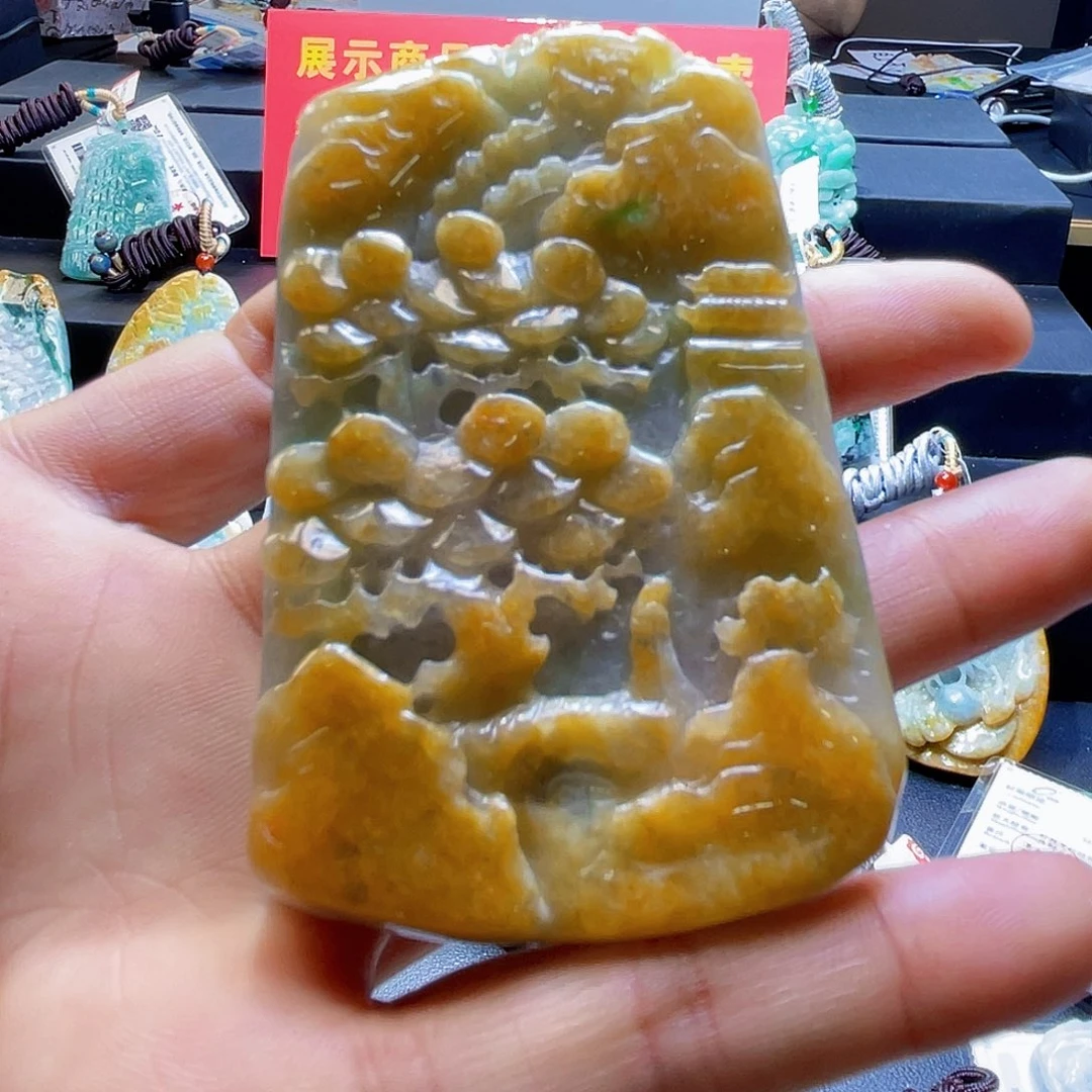颈饰未镶嵌翡翠一