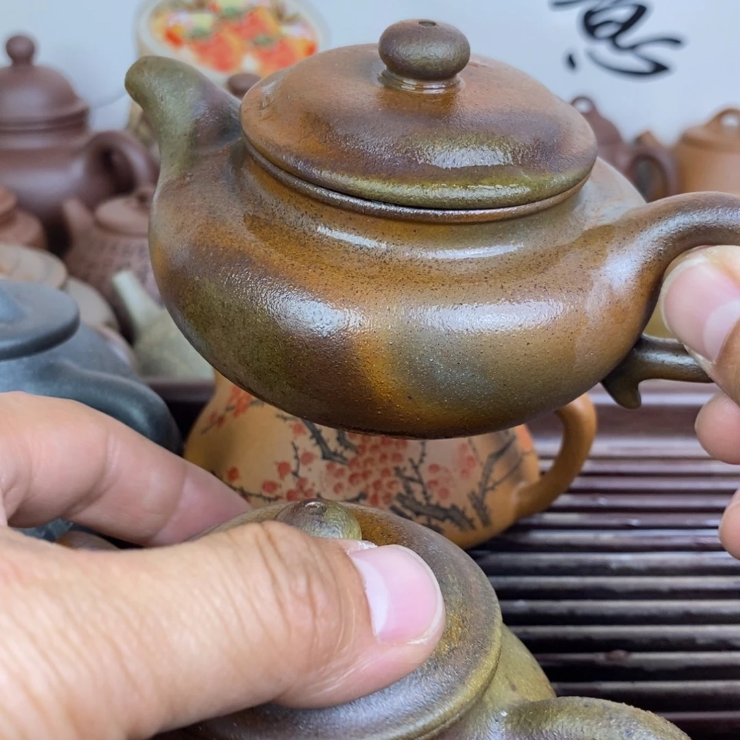 茶壶紫砂柴烧仿古200cc