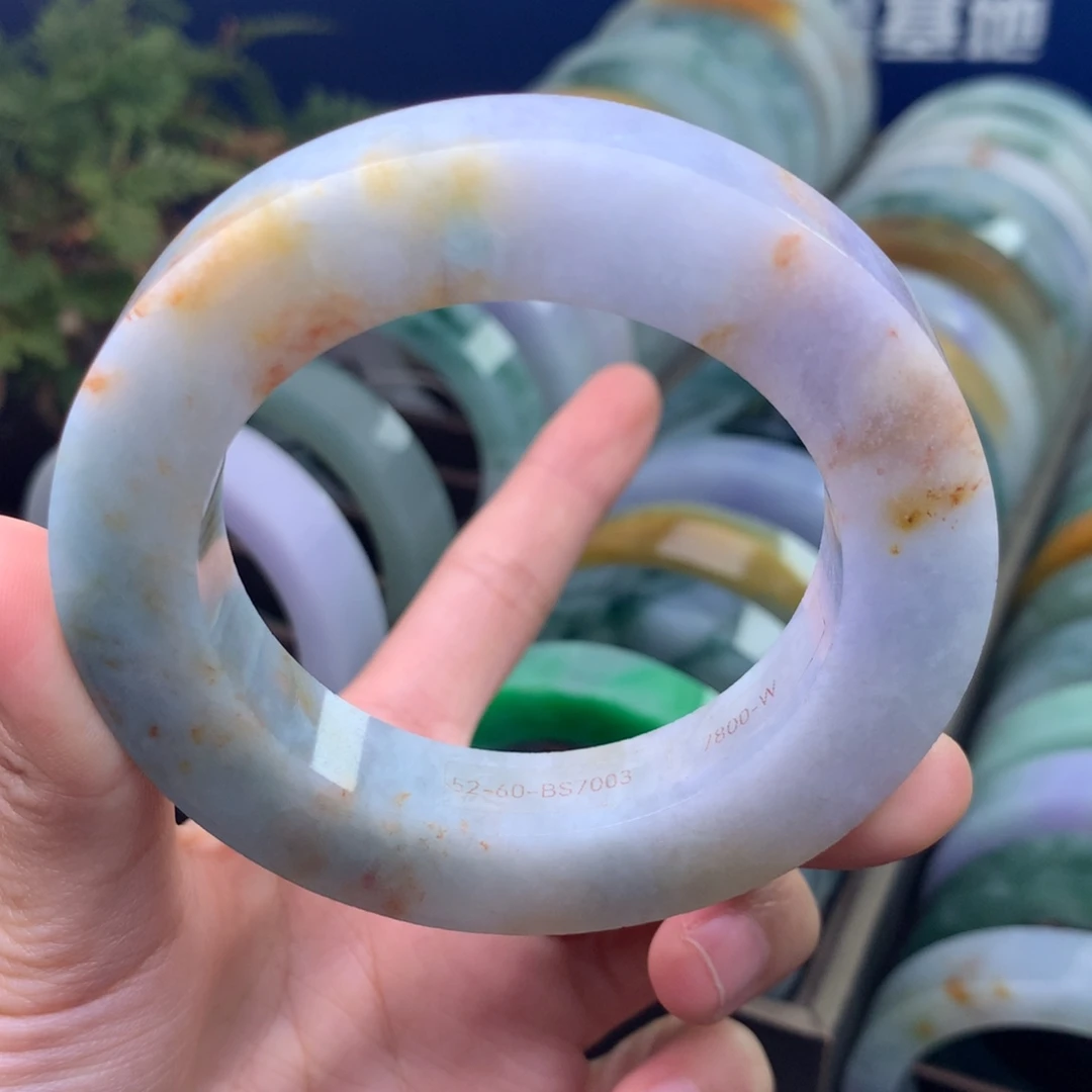 定制翡翠未镶嵌手镯定制不退不换