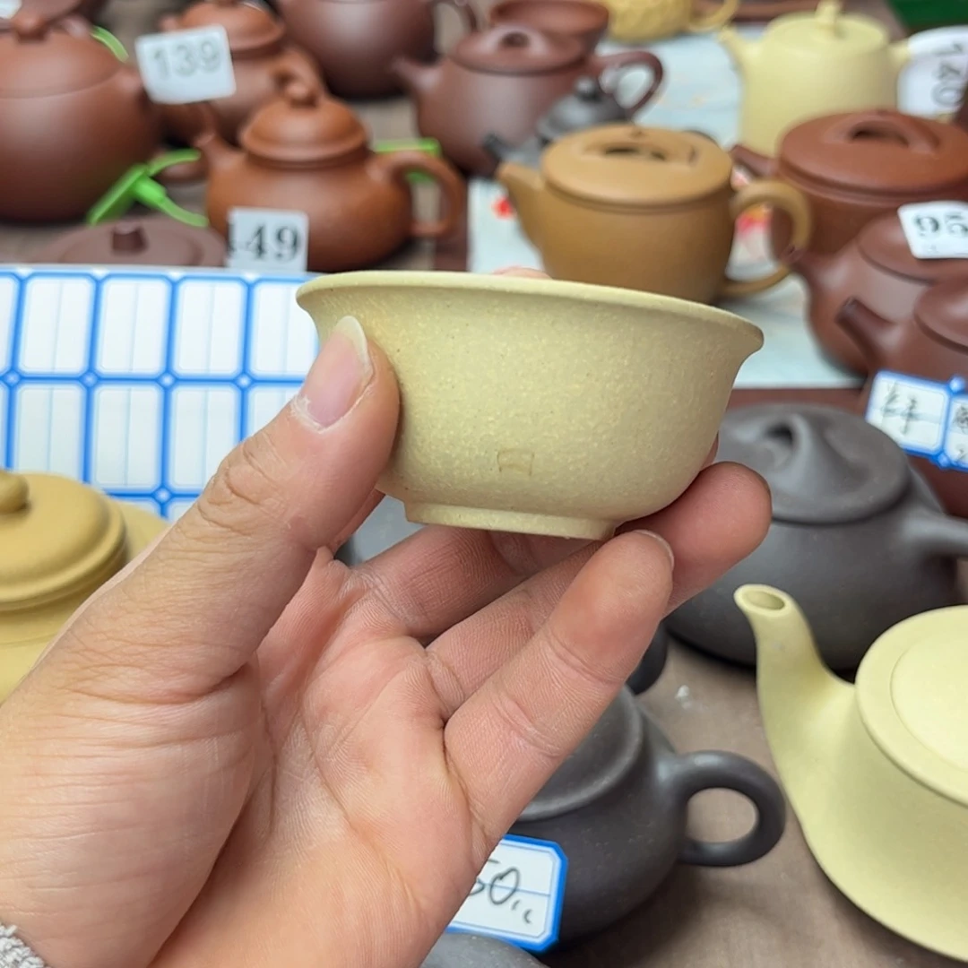 紫砂茶壶本绿杯子60左右