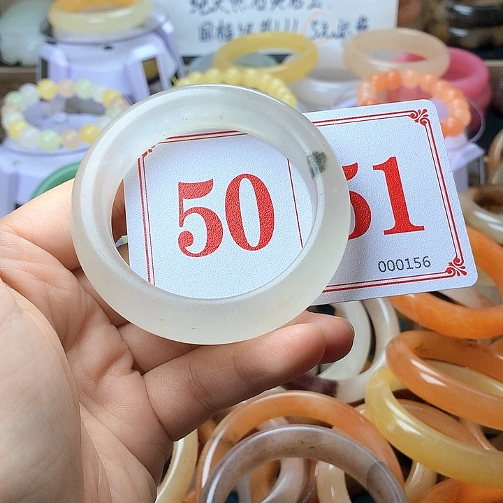 石英质玉（黄龙玉）未镶嵌手镯