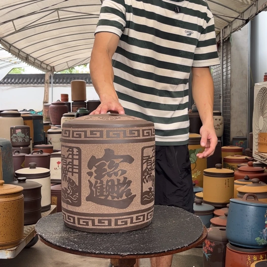 紫砂茶叶罐10 饼茶叶罐