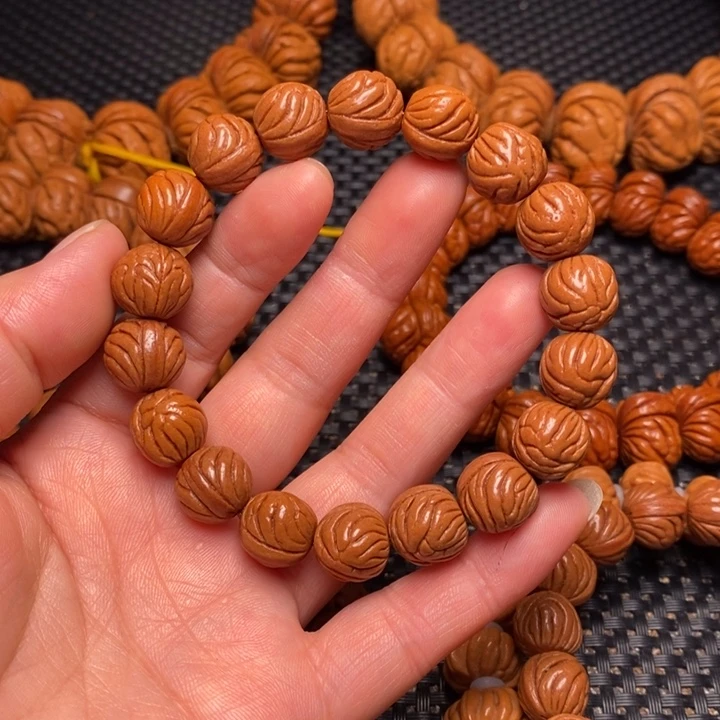 桃核手串龙纹桃核