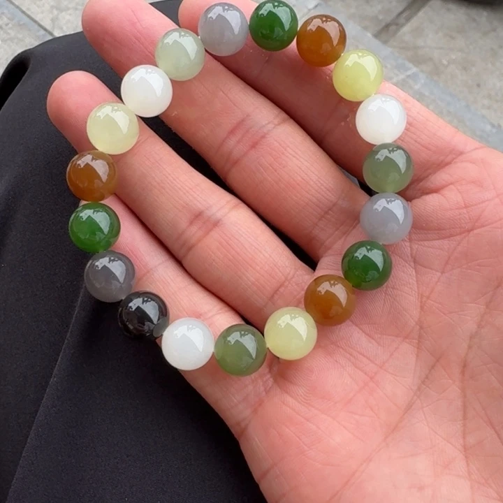 手链未镶嵌和田玉精品收藏级大高货手链