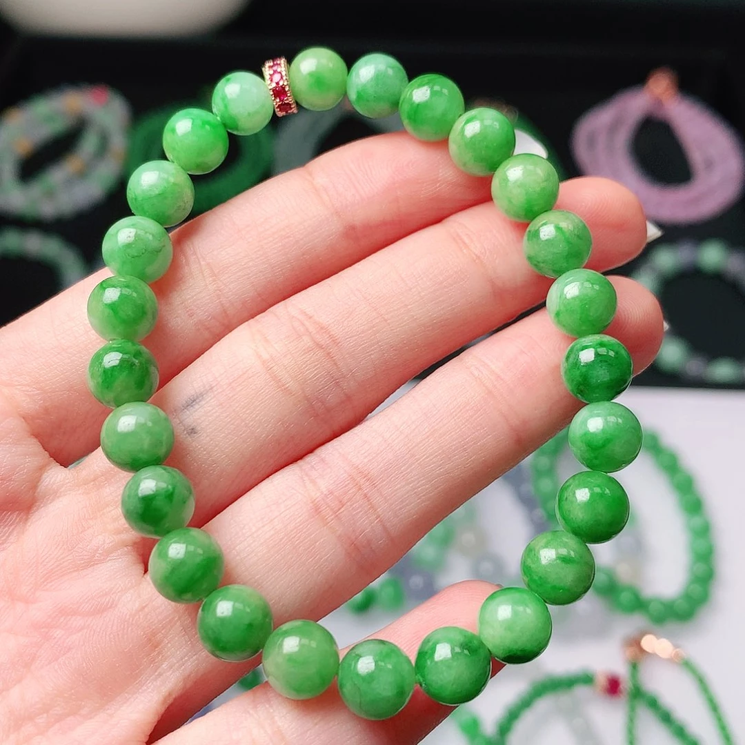 未镶嵌手链翡翠翡翠