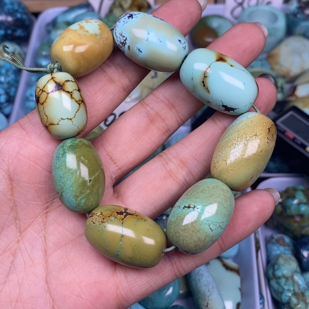 @***@绿松石未镶嵌挂件