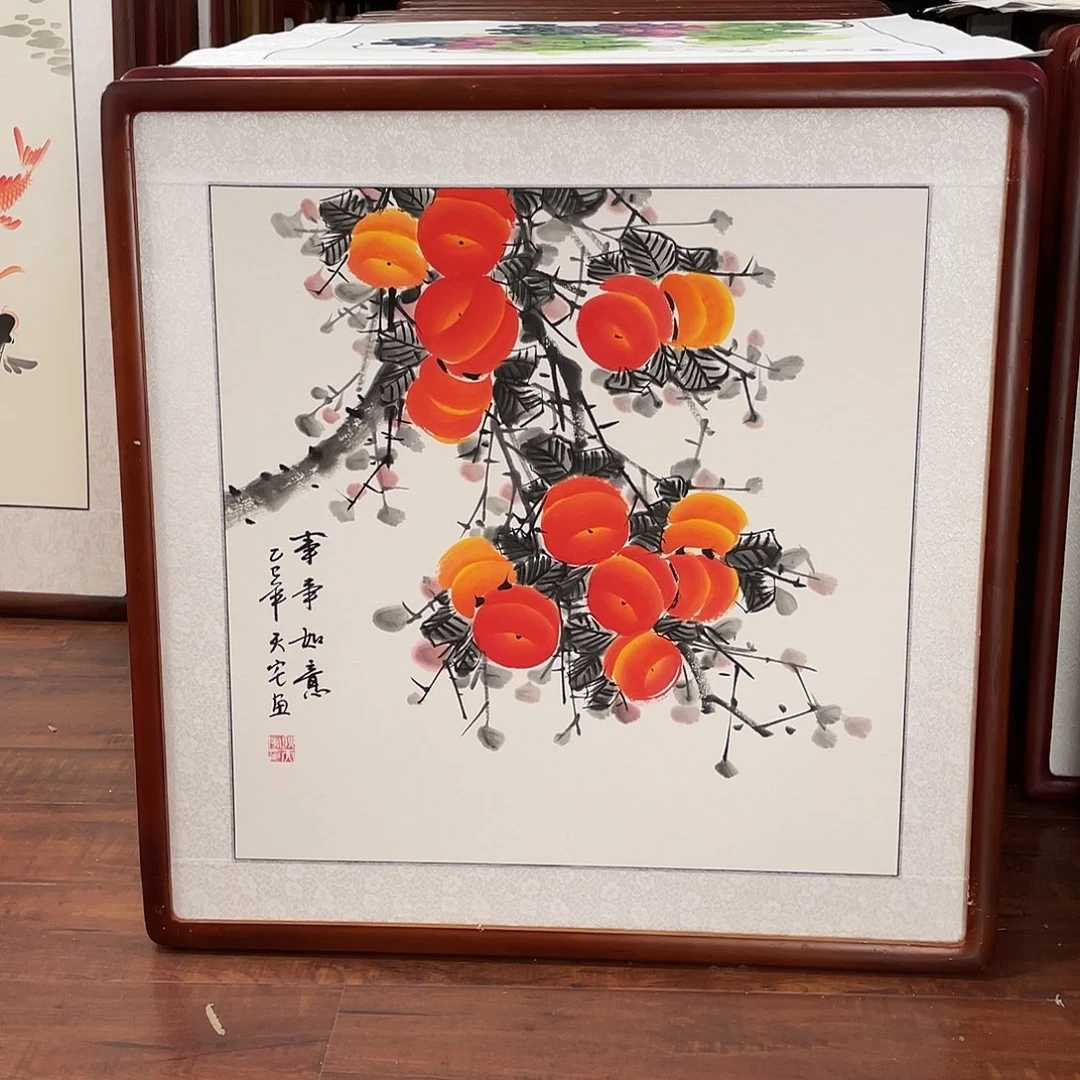 国画带框尺寸63*63厘米