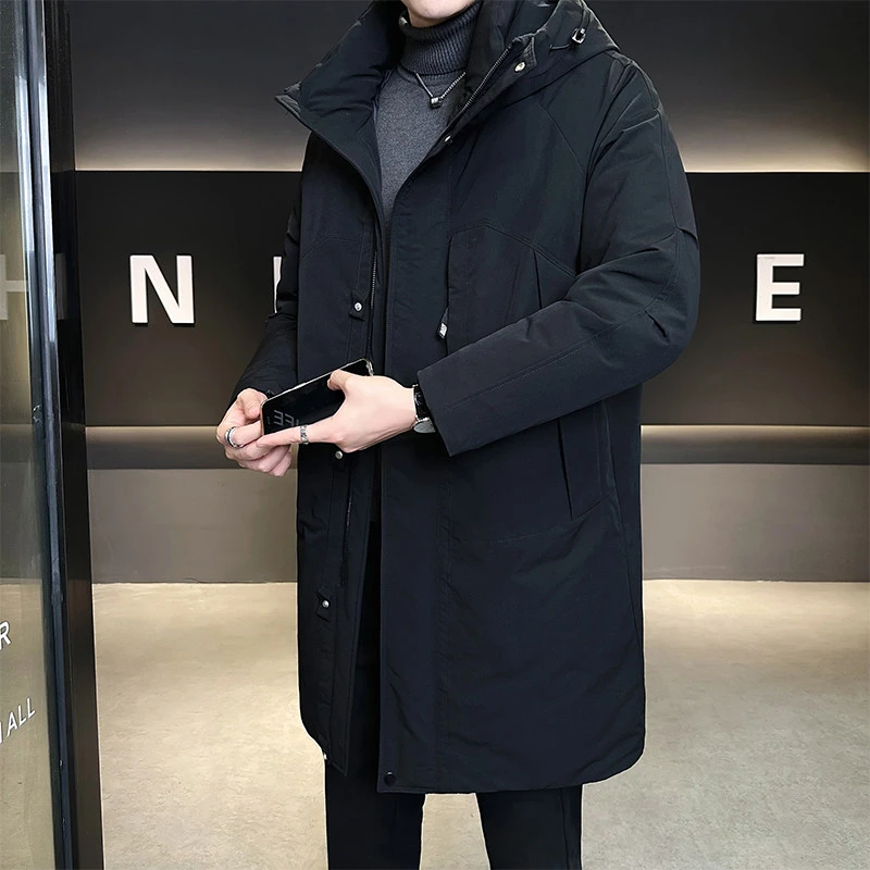 鹅绒羽绒服男冬季潮牌2025新款休闲帅气极寒保暖冬装外套加厚