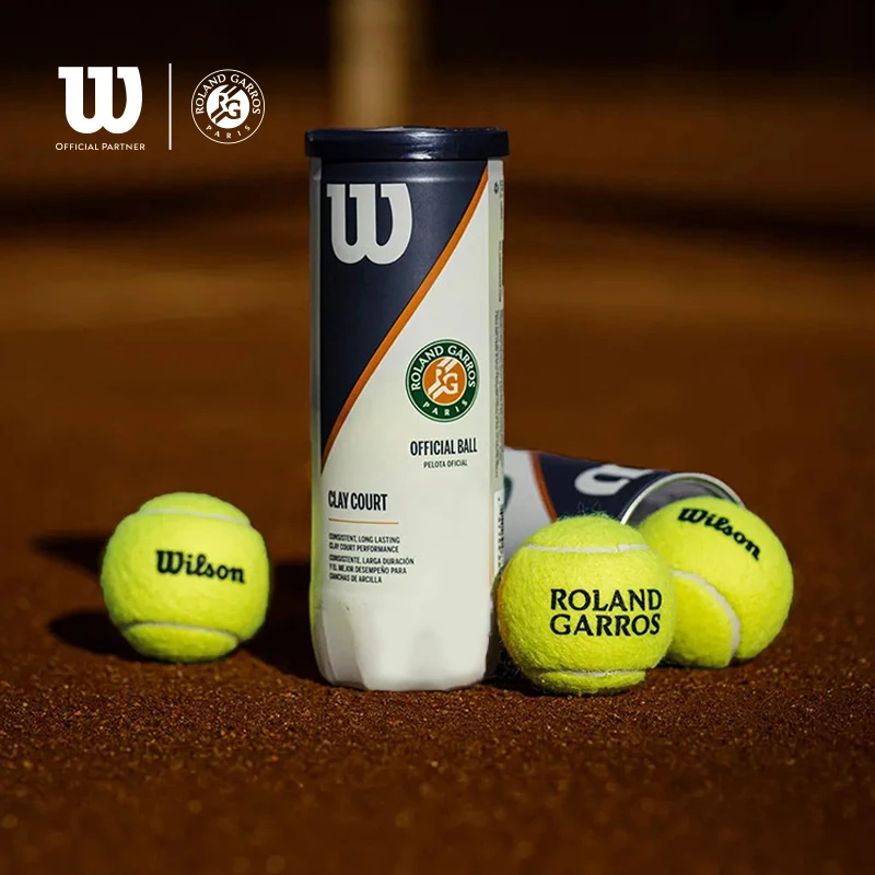 Wilson/威尔胜美网法网专业比赛训练网球有压球大师赛桶装罐装