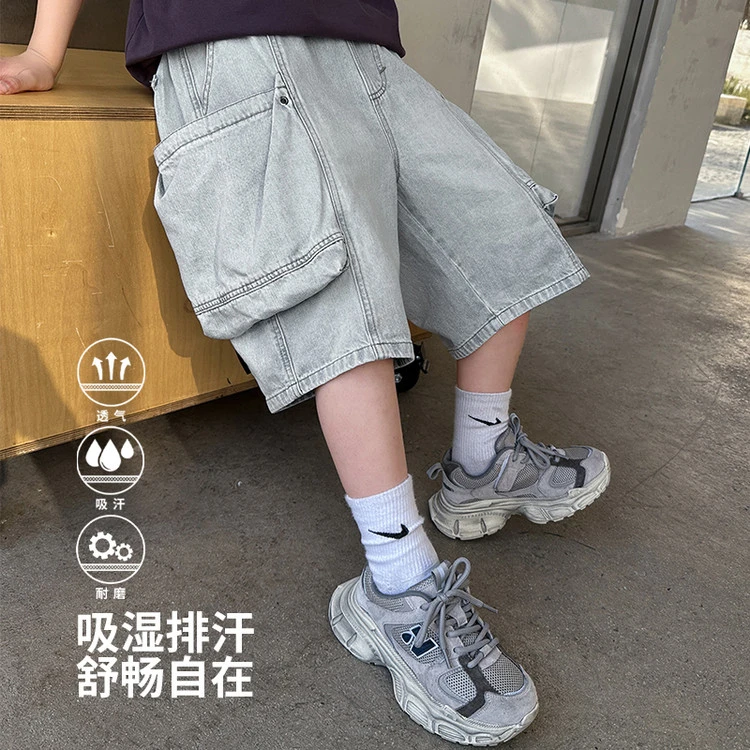 裤子休闲夏季男童中大童