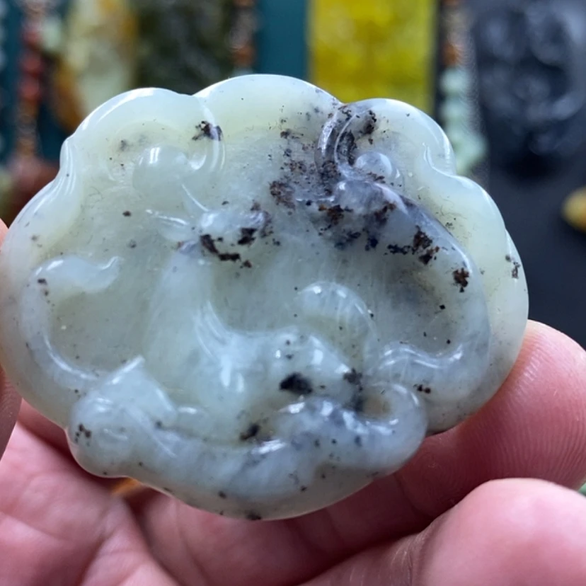 【闪购商品】未镶嵌蛇纹石玉吊坠