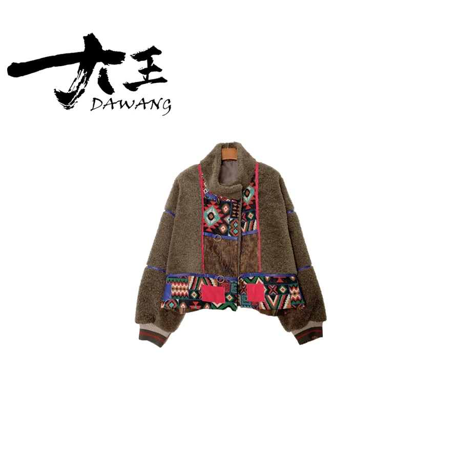 DAWANG | 2025设计师款工装风潮款休闲立领鹅绒服A631