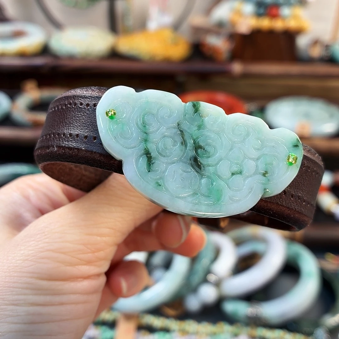 翡翠未镶嵌手链手串