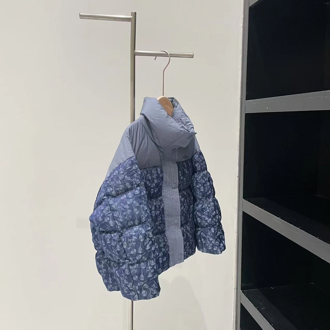 秋冬短款羽绒服蓝色 6313宸系