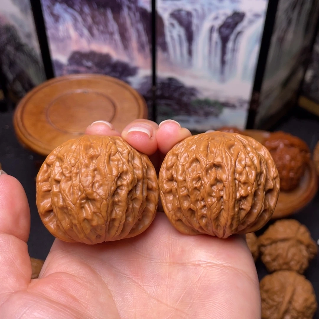 文玩核桃把件43.5铁锤