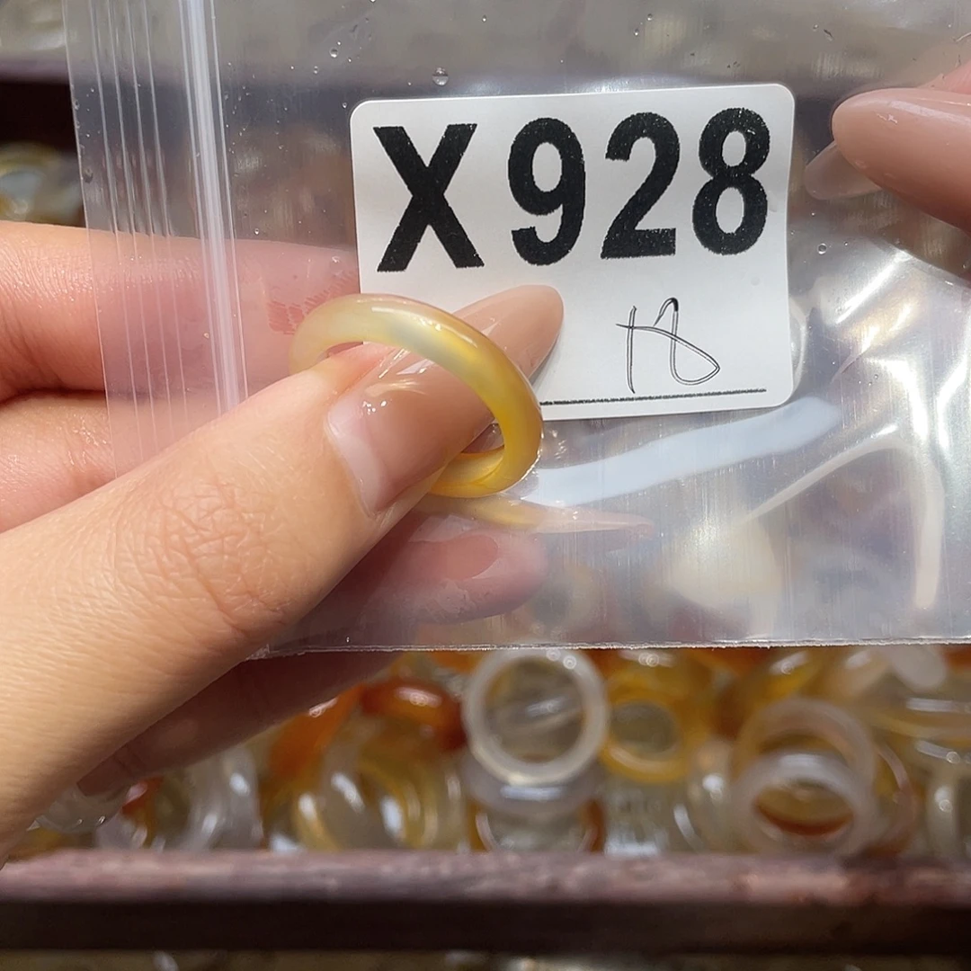 玛瑙/玉髓未镶嵌戒指928