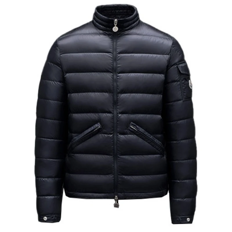 全新未使用 MONCLER /4码/午夜蓝轻薄羽绒服