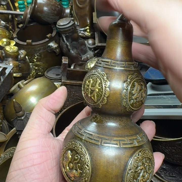 铜器摆件收收藏藏