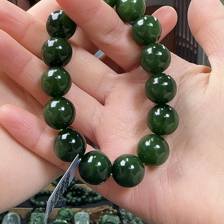 和田玉（碧玉）手串未镶嵌