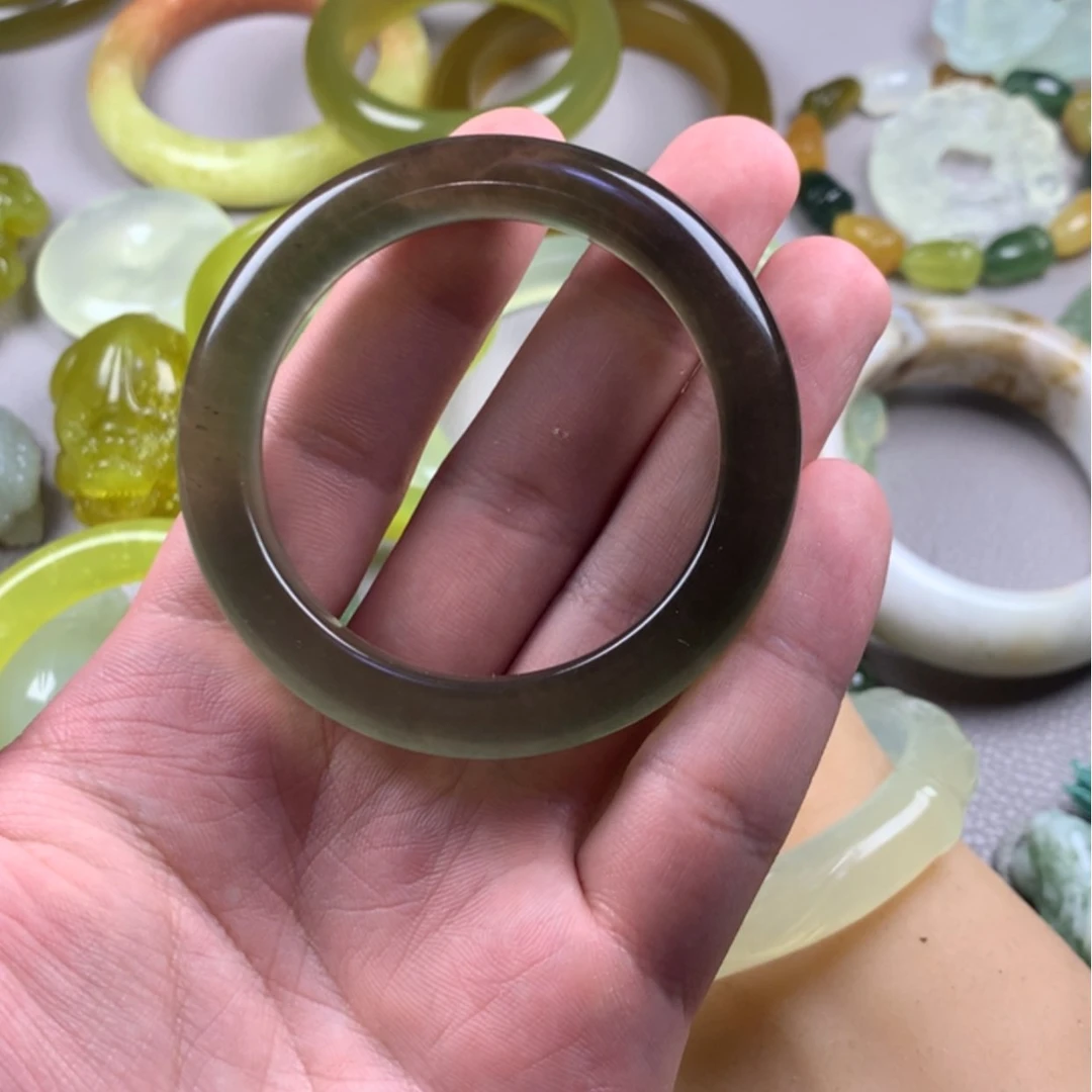 【闪购商品】蛇纹石玉未镶嵌岫玉冰****a