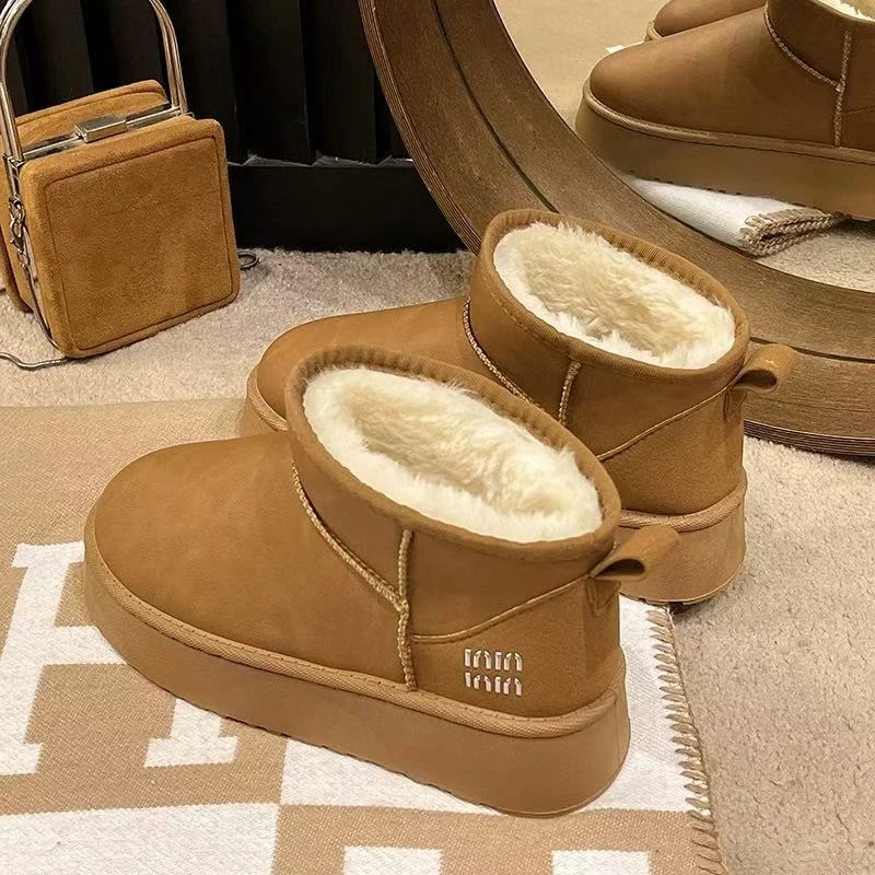 小亚推荐 20松糕厚底雪地靴女款