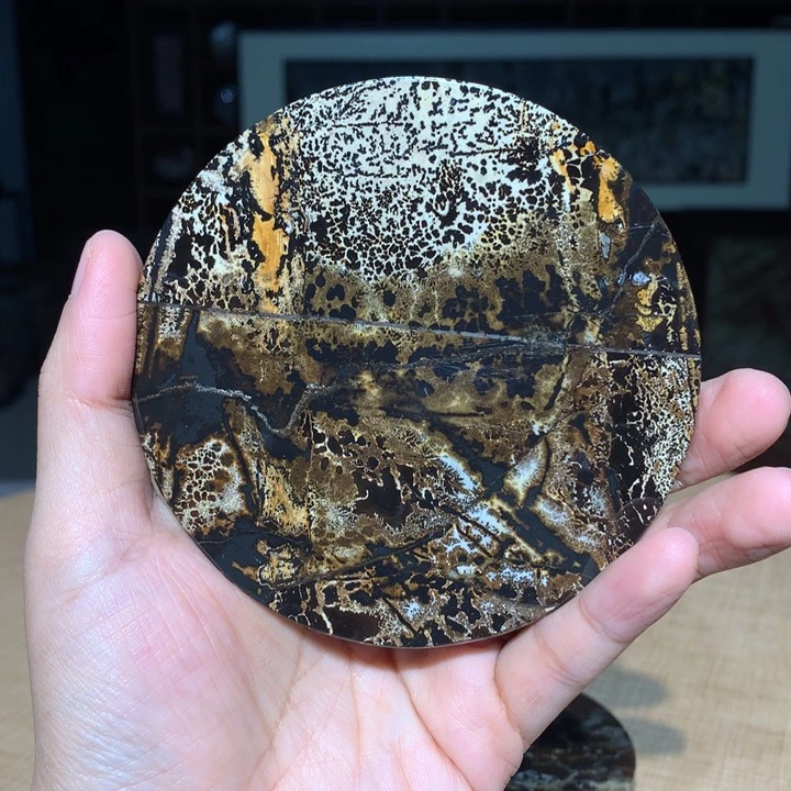 *****广西国画石摆件，收藏观赏