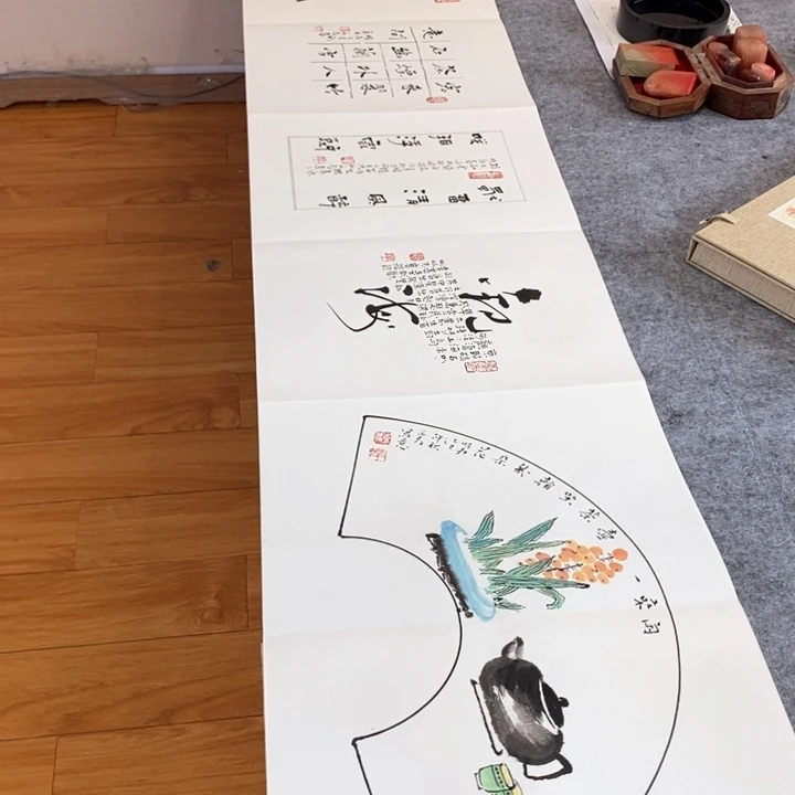 书法书法作品多次参加