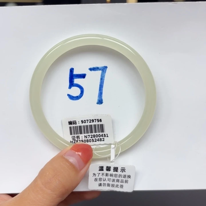 未镶嵌手镯和田玉9756