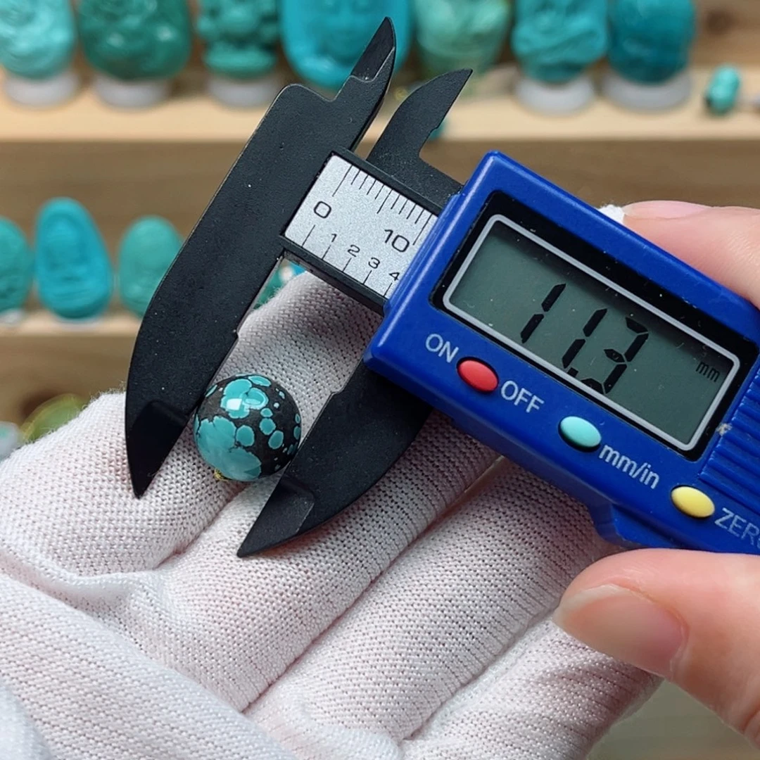 绿松石未镶嵌圆珠