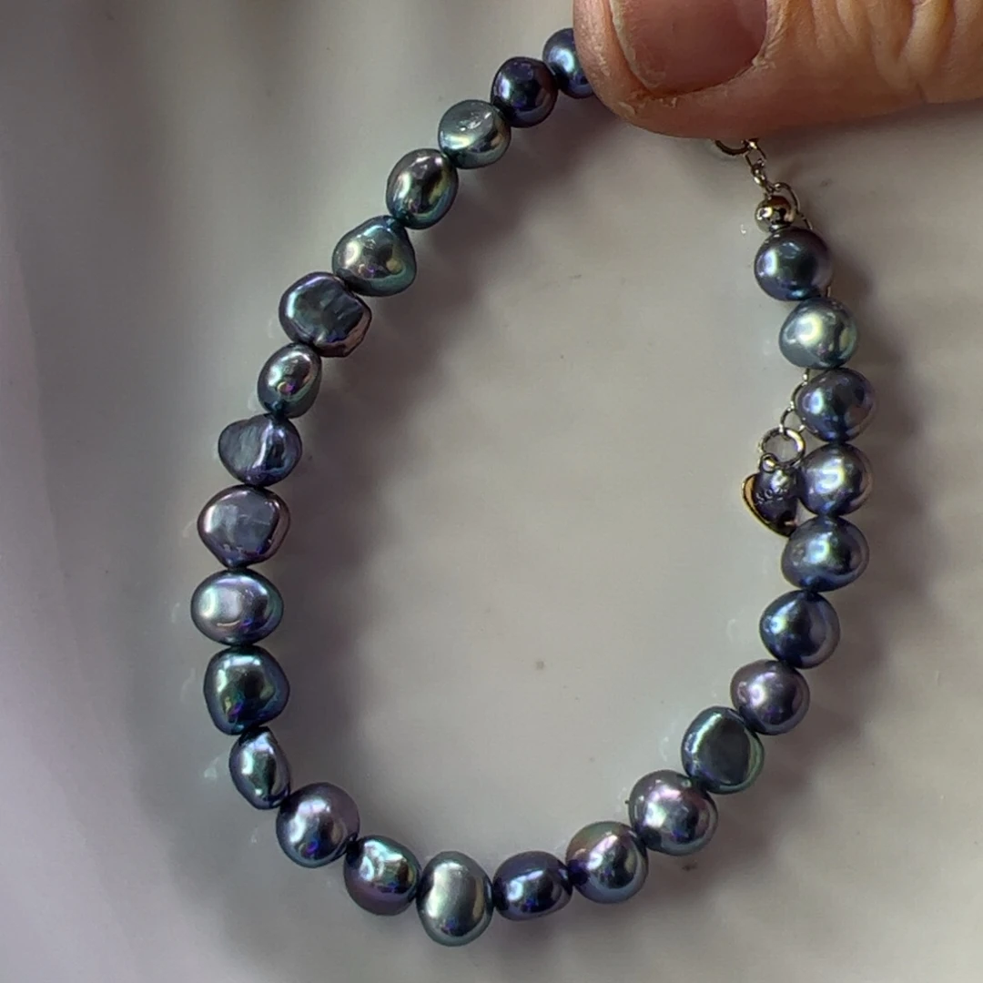 合金淡水珍珠手绳