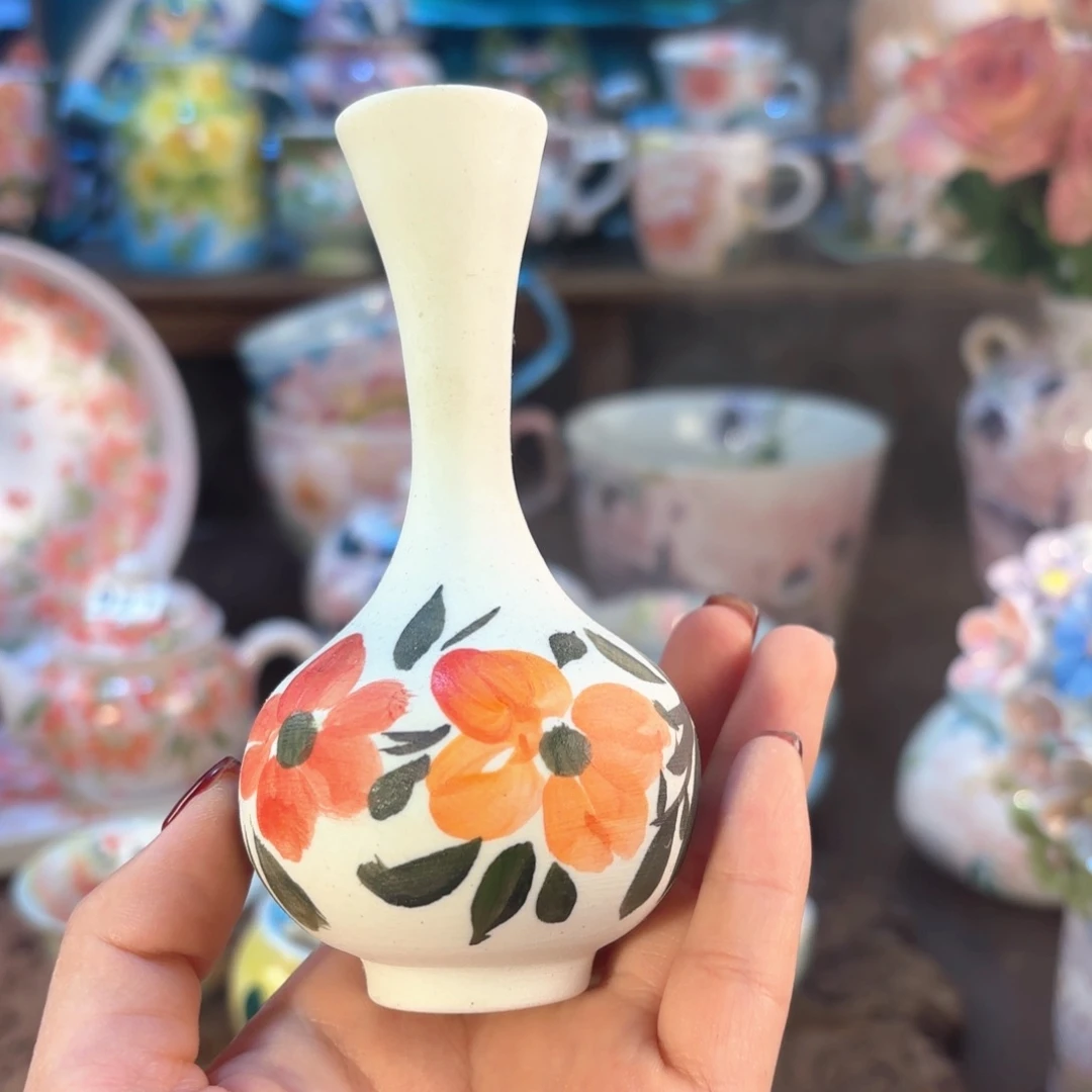 景德镇手绘高温釉下彩陶瓷茶具