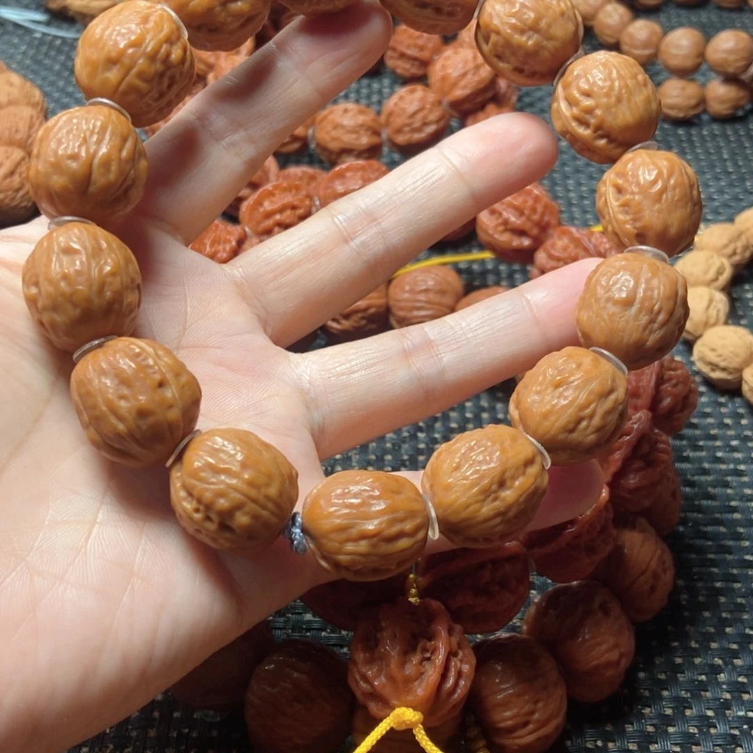 暖***4文玩核桃吊坠小枣手串