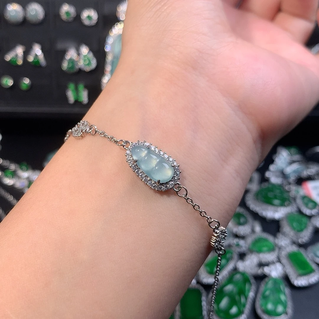 翡翠未镶嵌手链手链