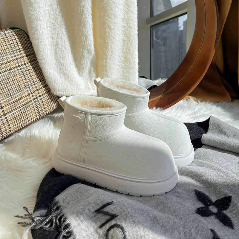 SUSU冬季新款厚底雪地靴加厚雪地靴 99-2 外包