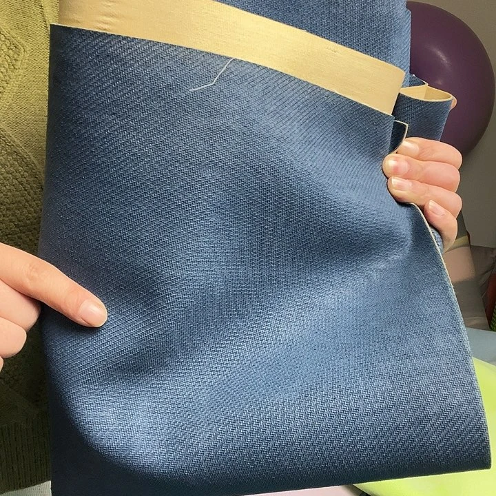 晓***）亚麻橡胶天然橡胶薄款瑜伽垫瑕疵