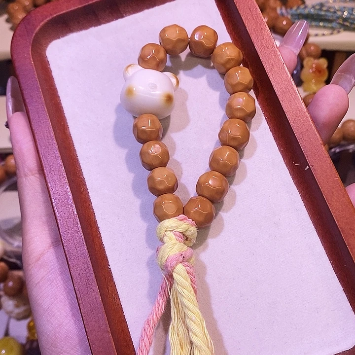 猴头核桃手串 微瑕奶酪小手持