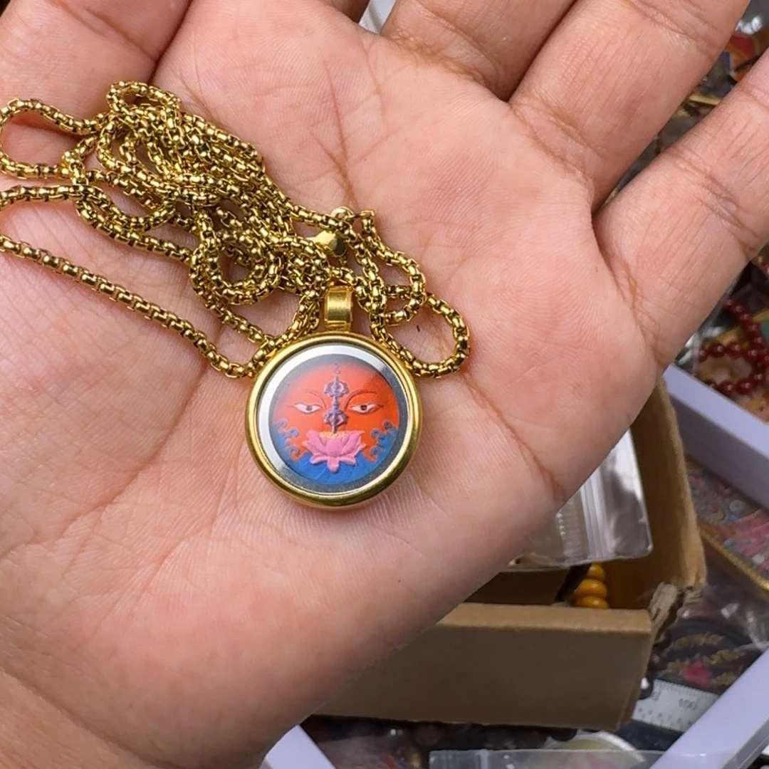 泥塑S****里藏式风格彩绘泥塑擦擦