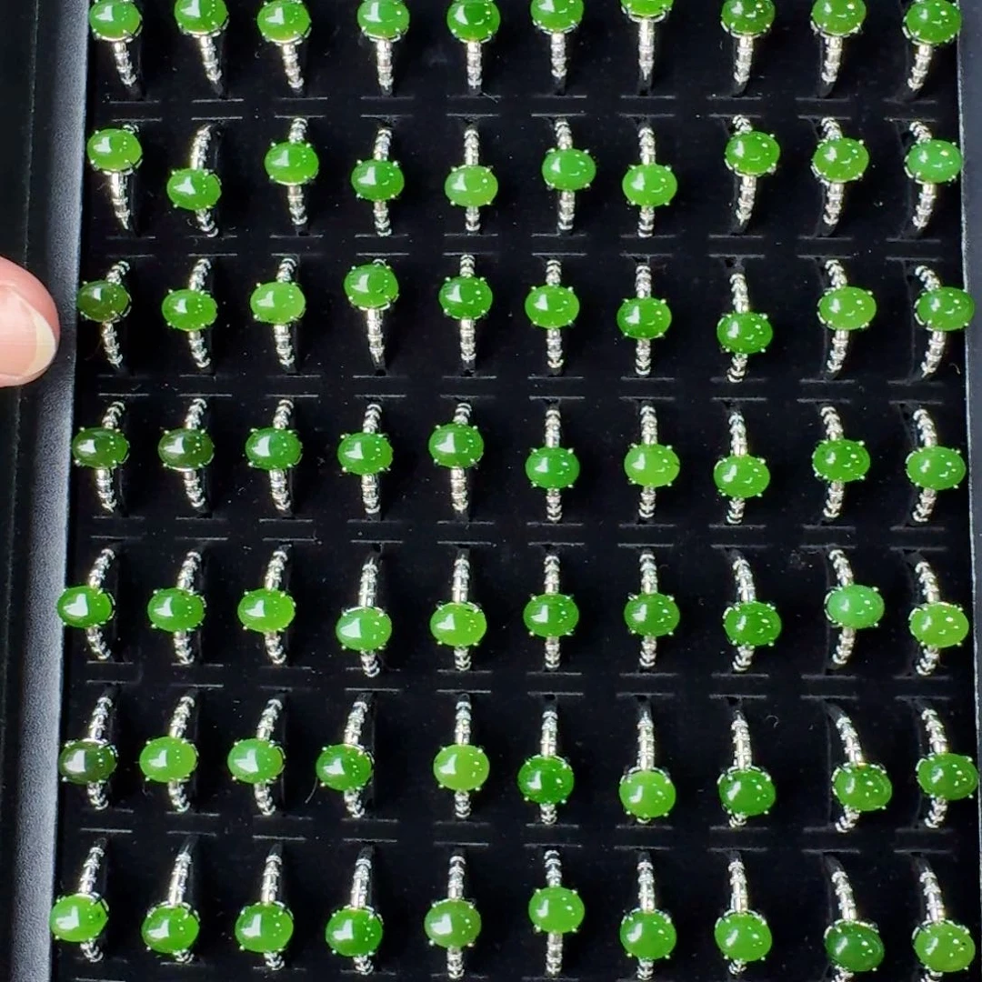 和田玉戒指未镶嵌多样性发货 拍一发一